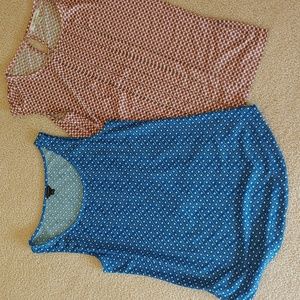 Two size S sleeveless tops. Ann Taylor and Liz Claiborne.